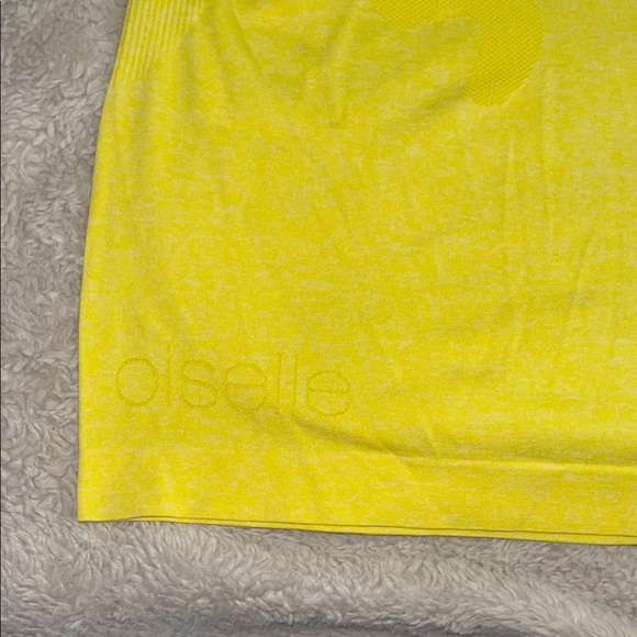 Oiselle Bright Yellow Short Sleeve Tee - Picture 2 of 6